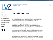 Tablet Screenshot of lvz.ch